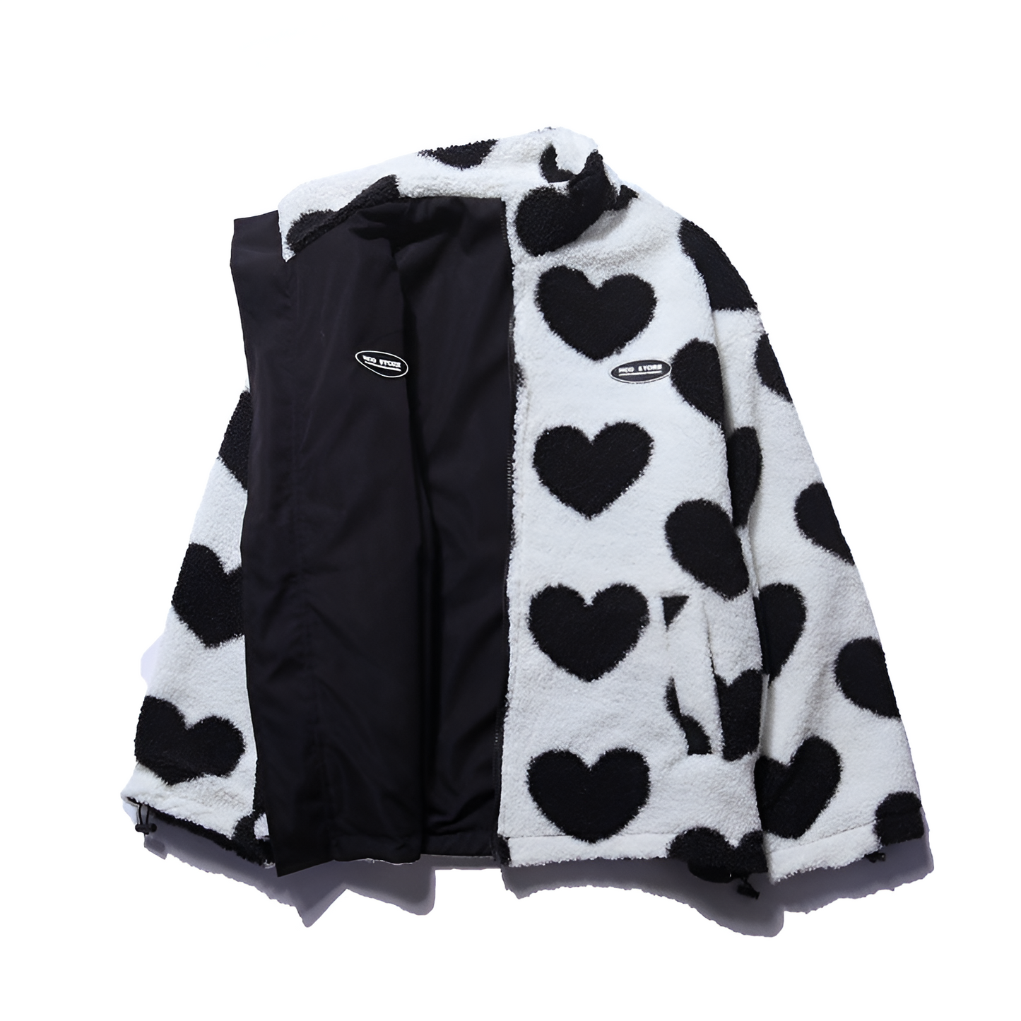 Alice – Veste Réversible à Motifs Cœurs