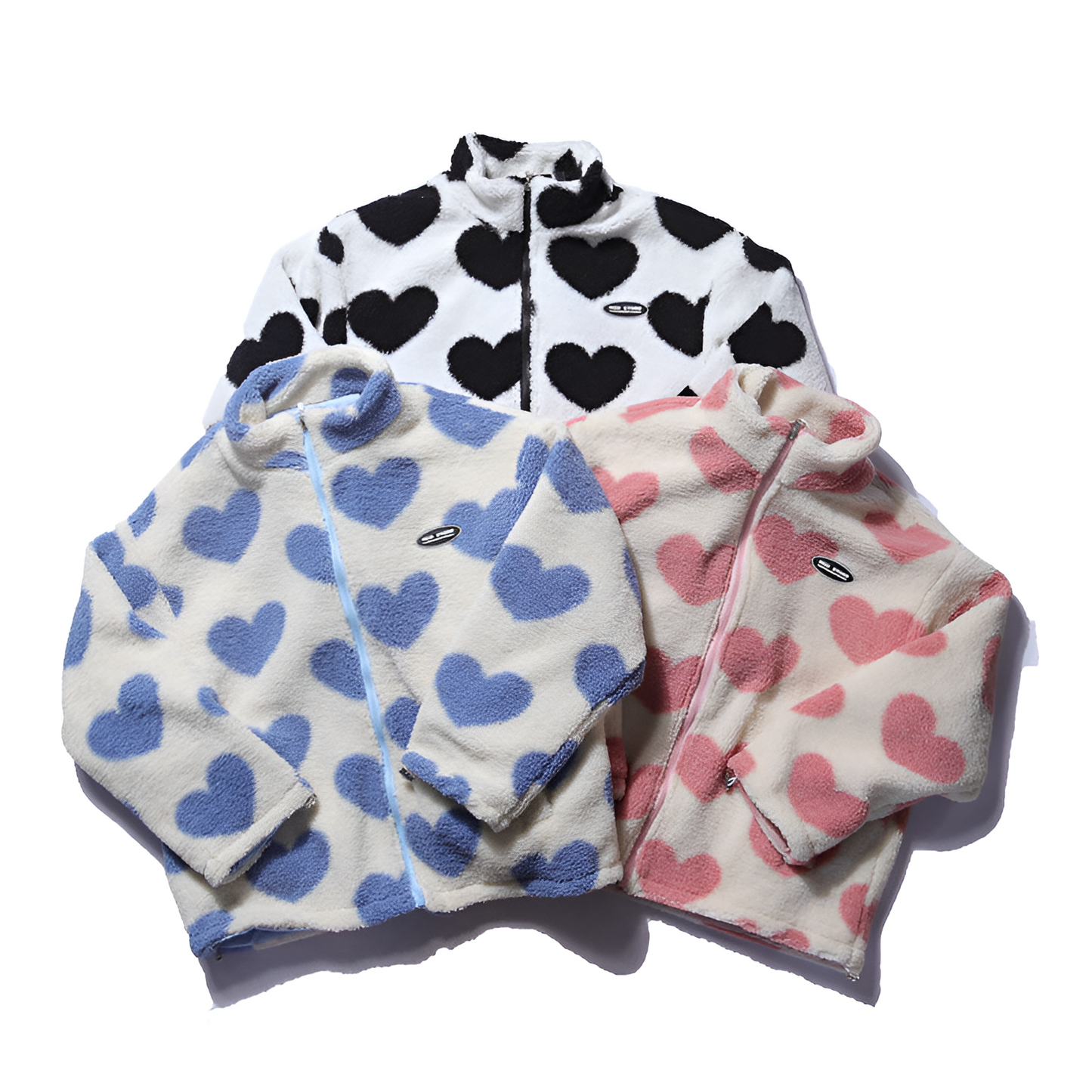 Alice – Veste Réversible à Motifs Cœurs
