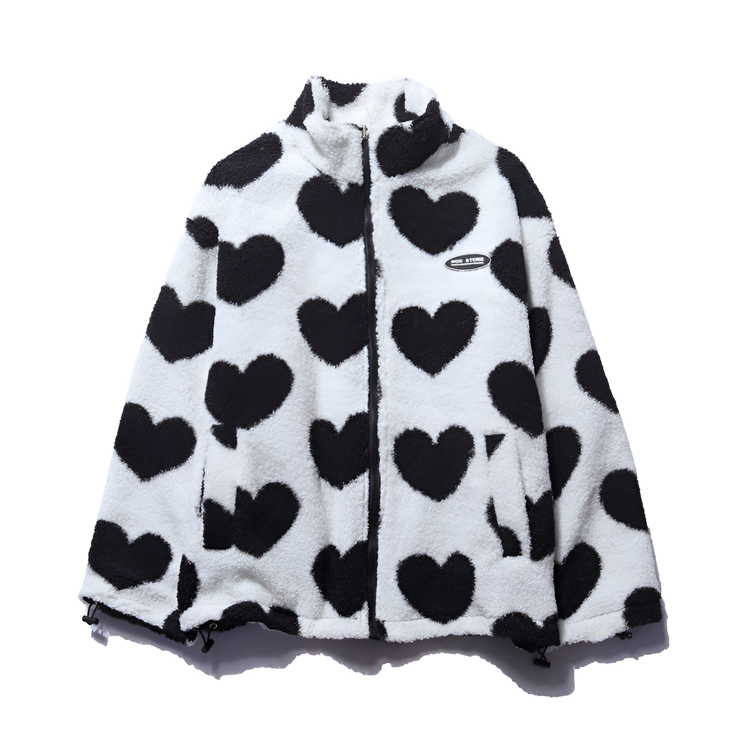 Alice – Veste Réversible à Motifs Cœurs