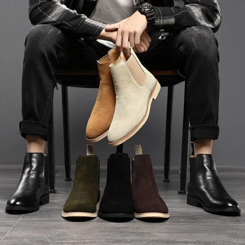 Armendo – Bottes chelsea en daim