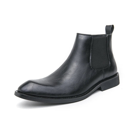 Cooper – Bottes chelsea en cuir avec fermeture éclair