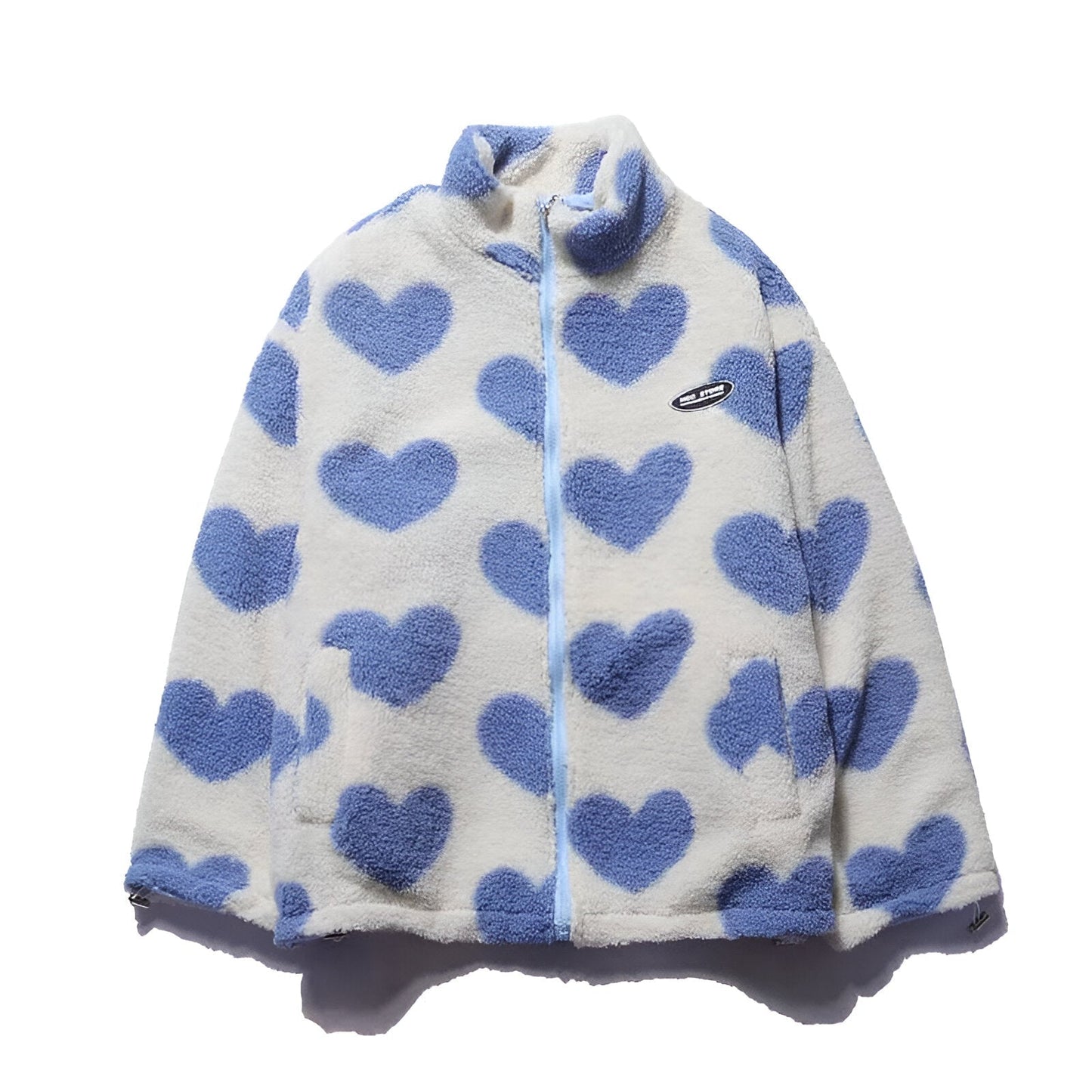 Alice – Veste Réversible à Motifs Cœurs